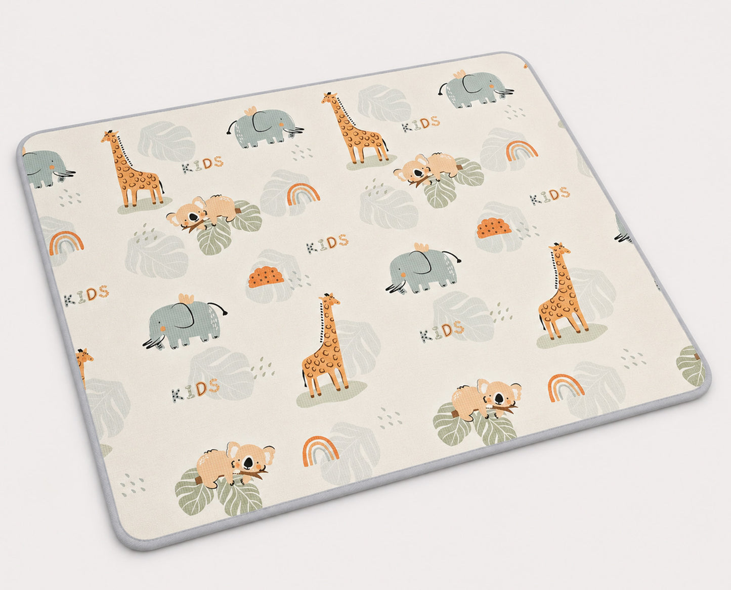 Kiddiko Animal Kids/Cross Country play mat — Animal Kids side