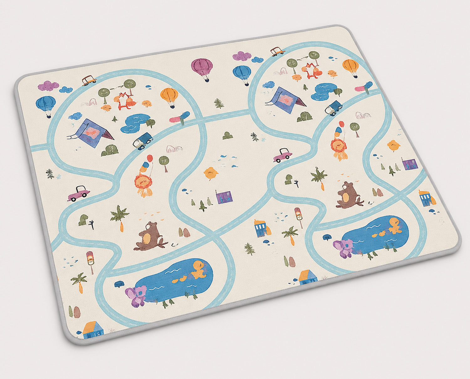 Kiddiko Animal Kids/Cross Country play mat — Cross Country side
