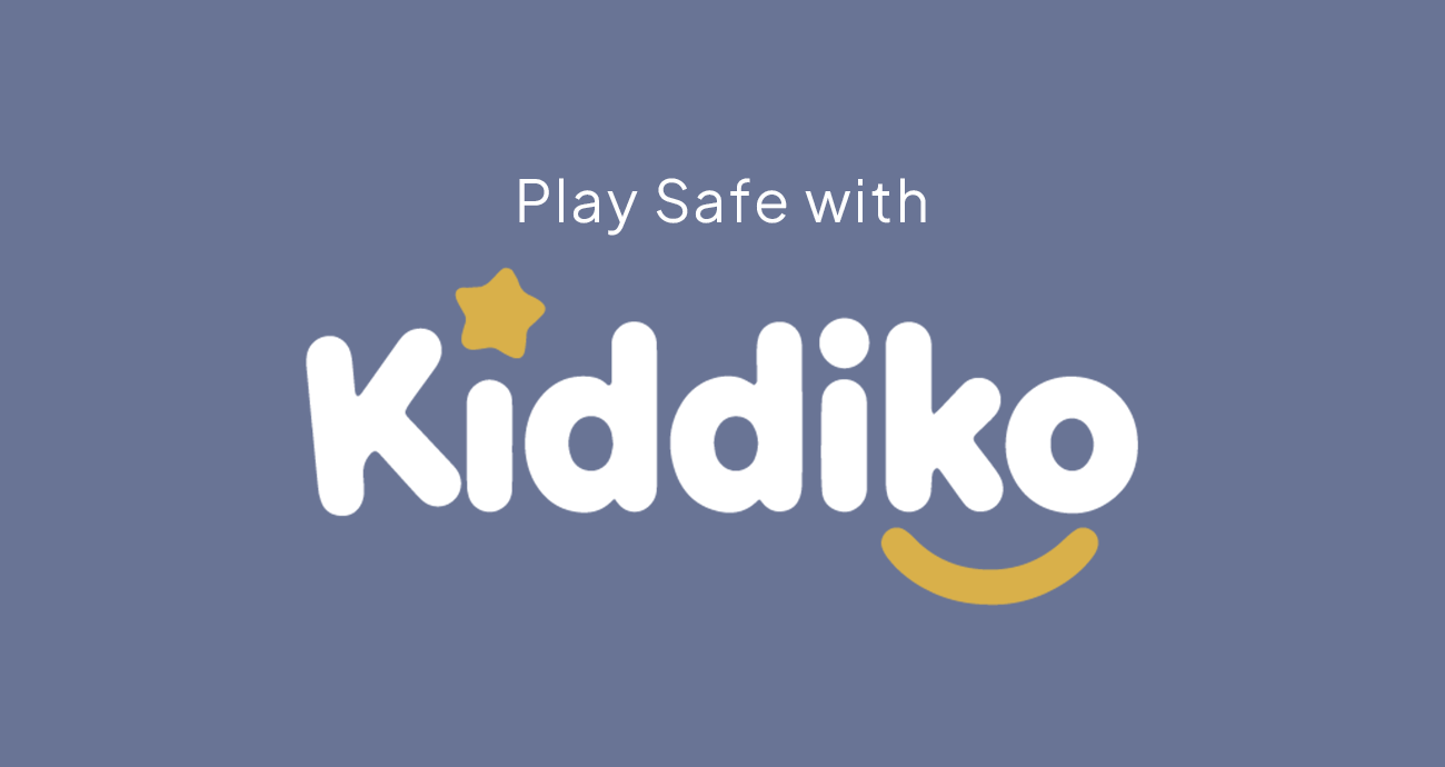 Kiddiko logo — Play Safe with Kiddiko