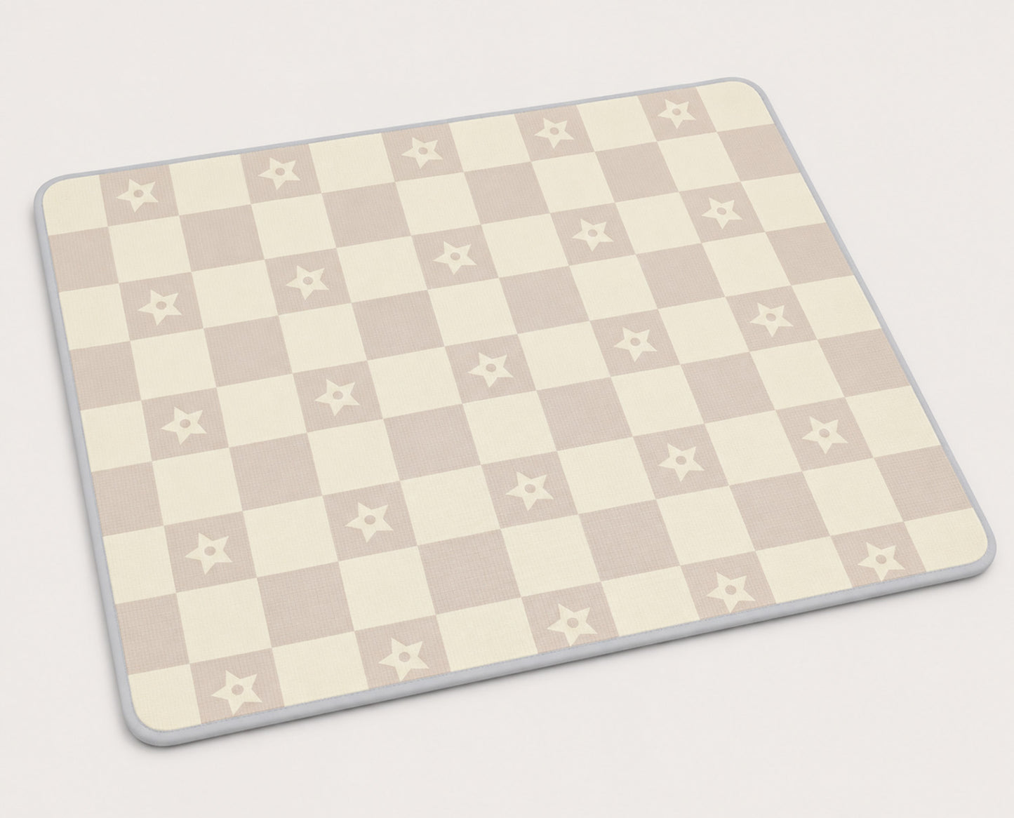 Kiddiko Country Road/Star Check play mat — Star Check side