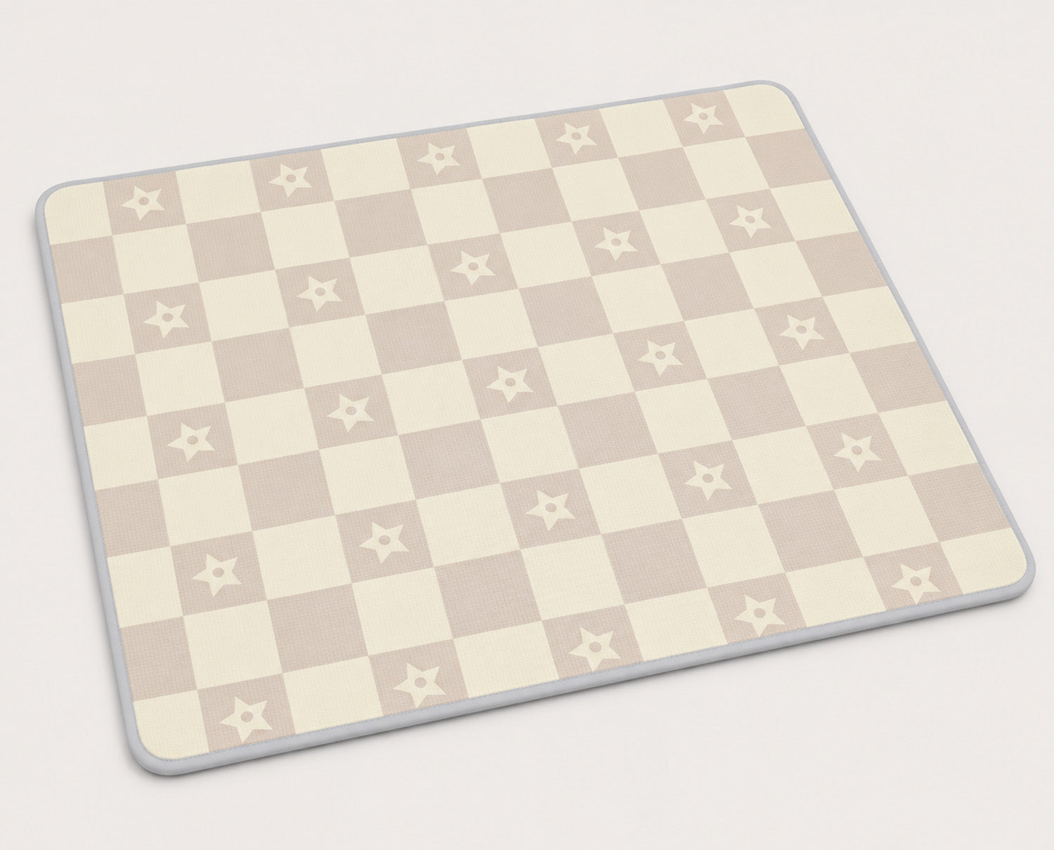 Kiddiko Country Road/Star Check play mat — Star Check side