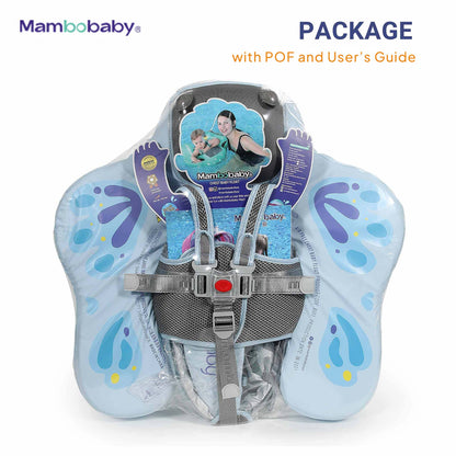 Mambobaby baby float packaging with patent certification and user guide