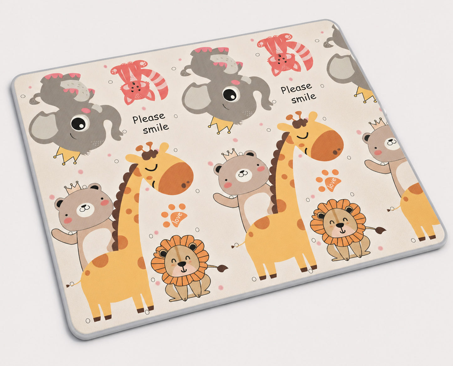 Kiddiko Safari Express/Pinga Road play mat — Safari Express side