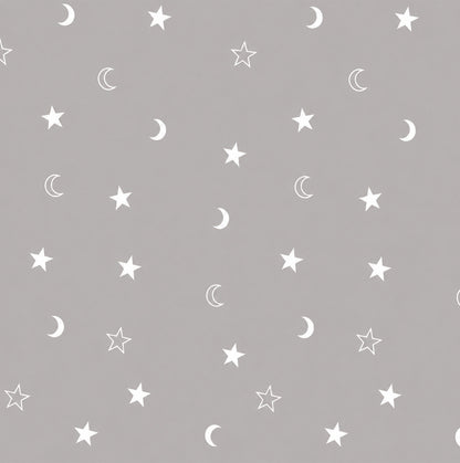 Kiddiko Star Check/Star Gaze play mat — close-up of the Star Gaze print