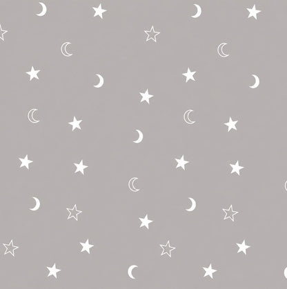 Kiddiko Star Gaze/Pinga Road play mat — close-up of the Star Gaze print